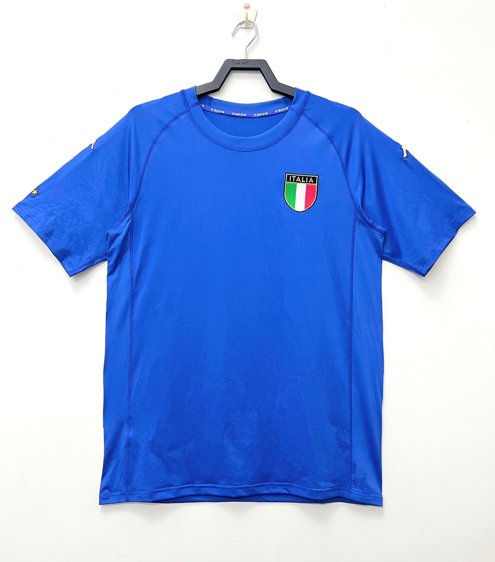 Italy 2000 Home Retro Jersey – Men Blue