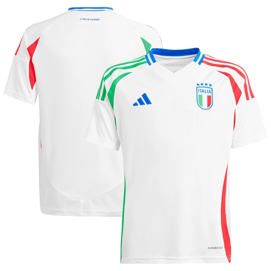 Italy National Team 2024 Away YOUTH Jersey - White