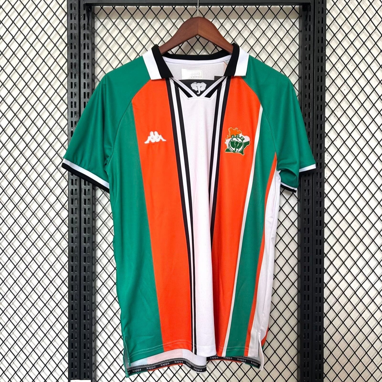 Ivory Coast 2000/02 Home Retro Men Jersey - Green