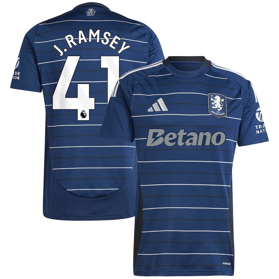 Jacob Ramsey 41 Aston Villa 2024/25 Third Men Jersey - Navy