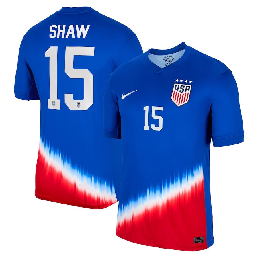 Jaedyn Shaw 15 USA Women's National Team 2024/25 Away Men Jersey - Royal