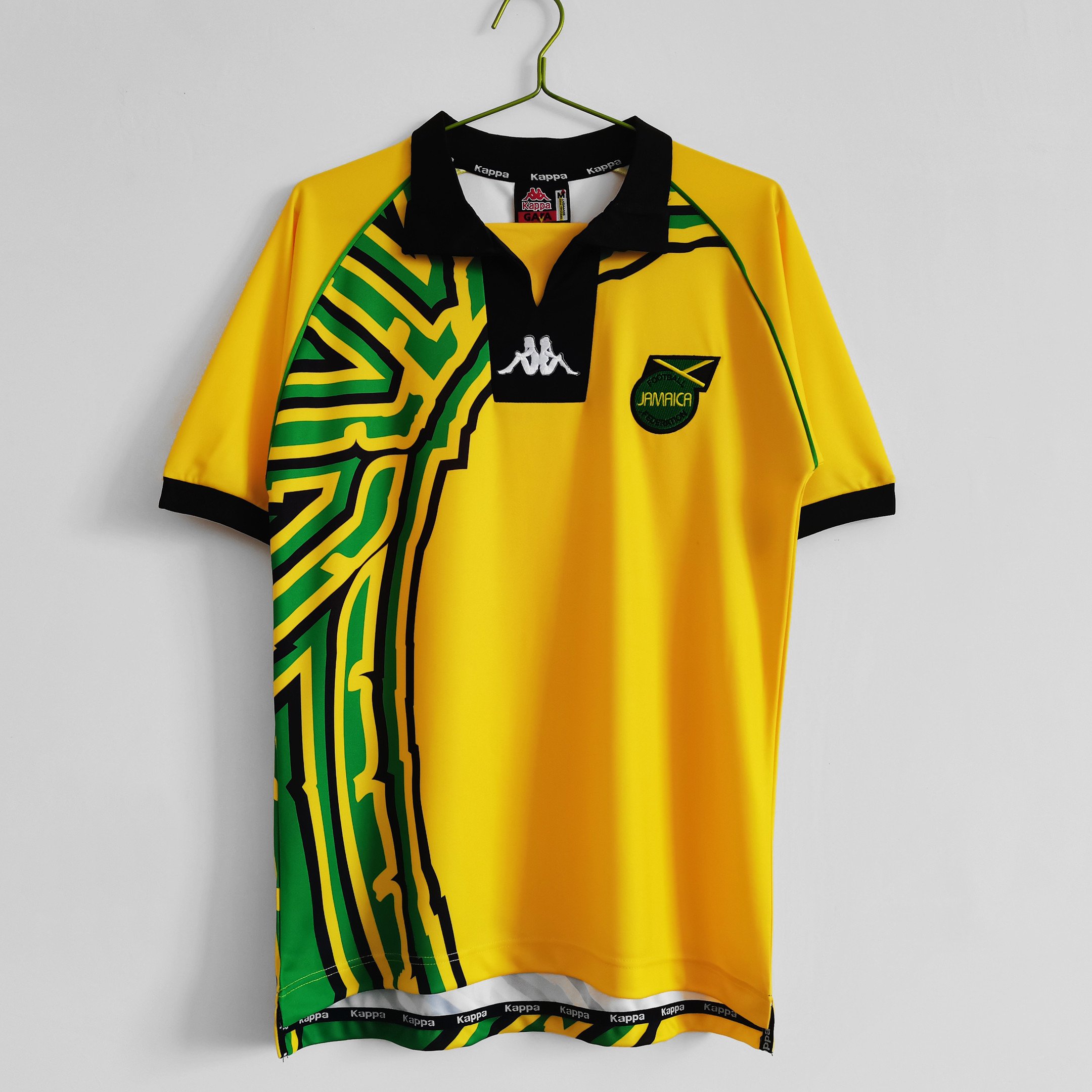 Jamaica 1998 Home Retro Men Jersey - Yellow