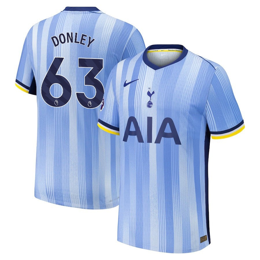 Jamie Donley 63 Tottenham Hotspur 2024/25 Away Men Jersey - Blue