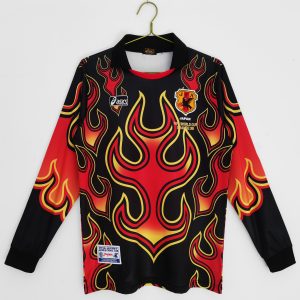Japan 1998 Goalkeeper Retro Long Sleeve Men Jersey - Black