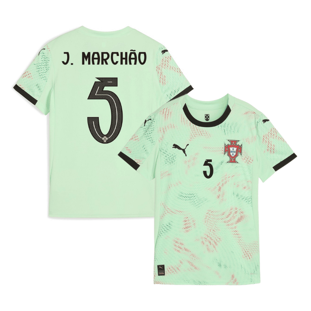 Joana Marchão 5 Portugal Women's National Team 2025/26 Away Men Jersey - Green