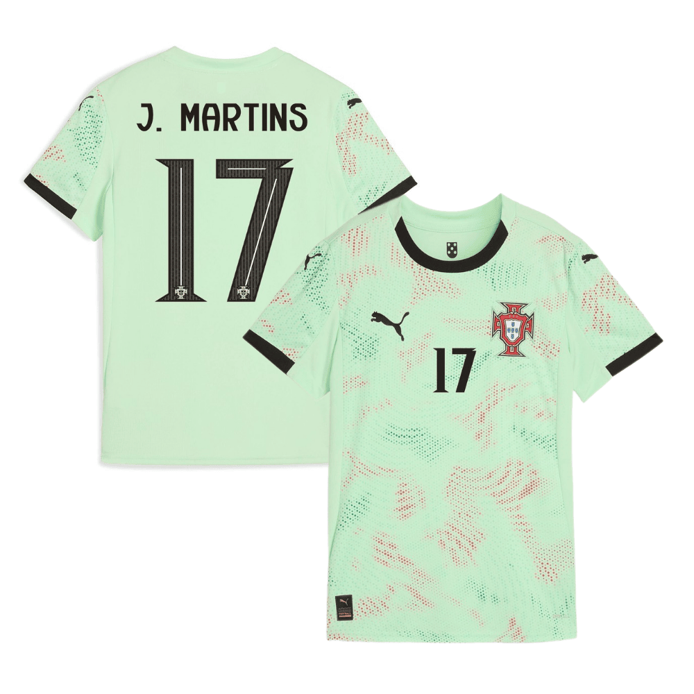 Joana Martins 17 Portugal Women's National Team 2025/26 Away Men Jersey - Green