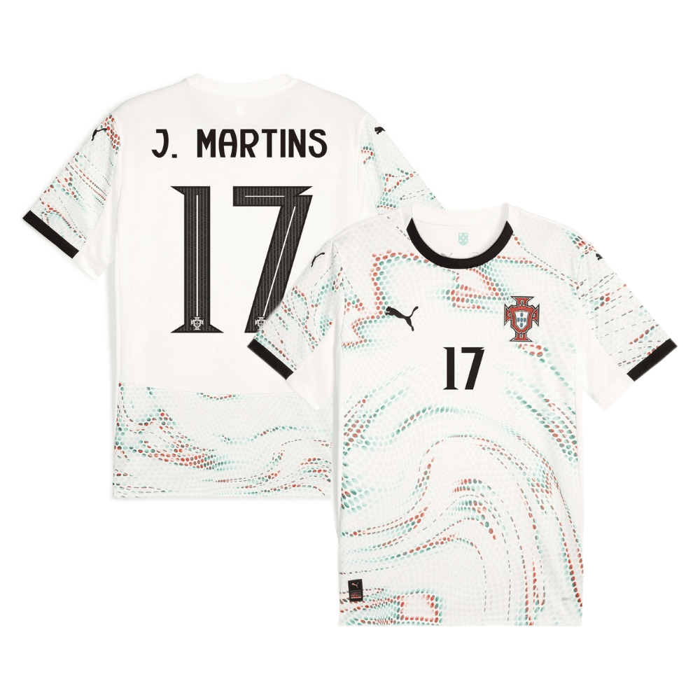 Joana Martins 17 Portugal Women's National Team 2025/26 Away Men Jersey - White