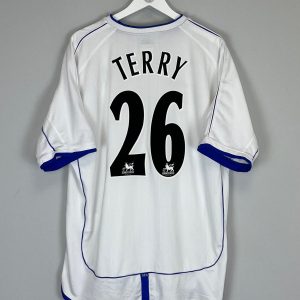 John Terry 26 Chelsea 2001/03 Away Men Retro Jersey - White