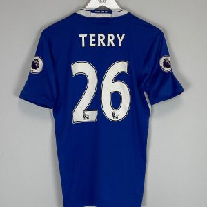John Terry 26 Chelsea 2016/17 Home Men Retro Jersey - Blue