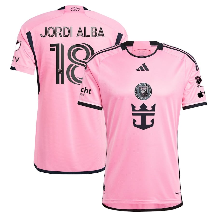 Jordi Alba Ramos 18 Inter Miami CF 2024 2getherness Men Jersey - Pink