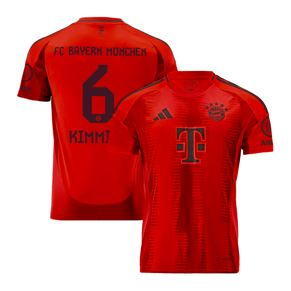 Joshua Kimmich 6 Bayern Munich 2024/25 Home Men Jersey - Red