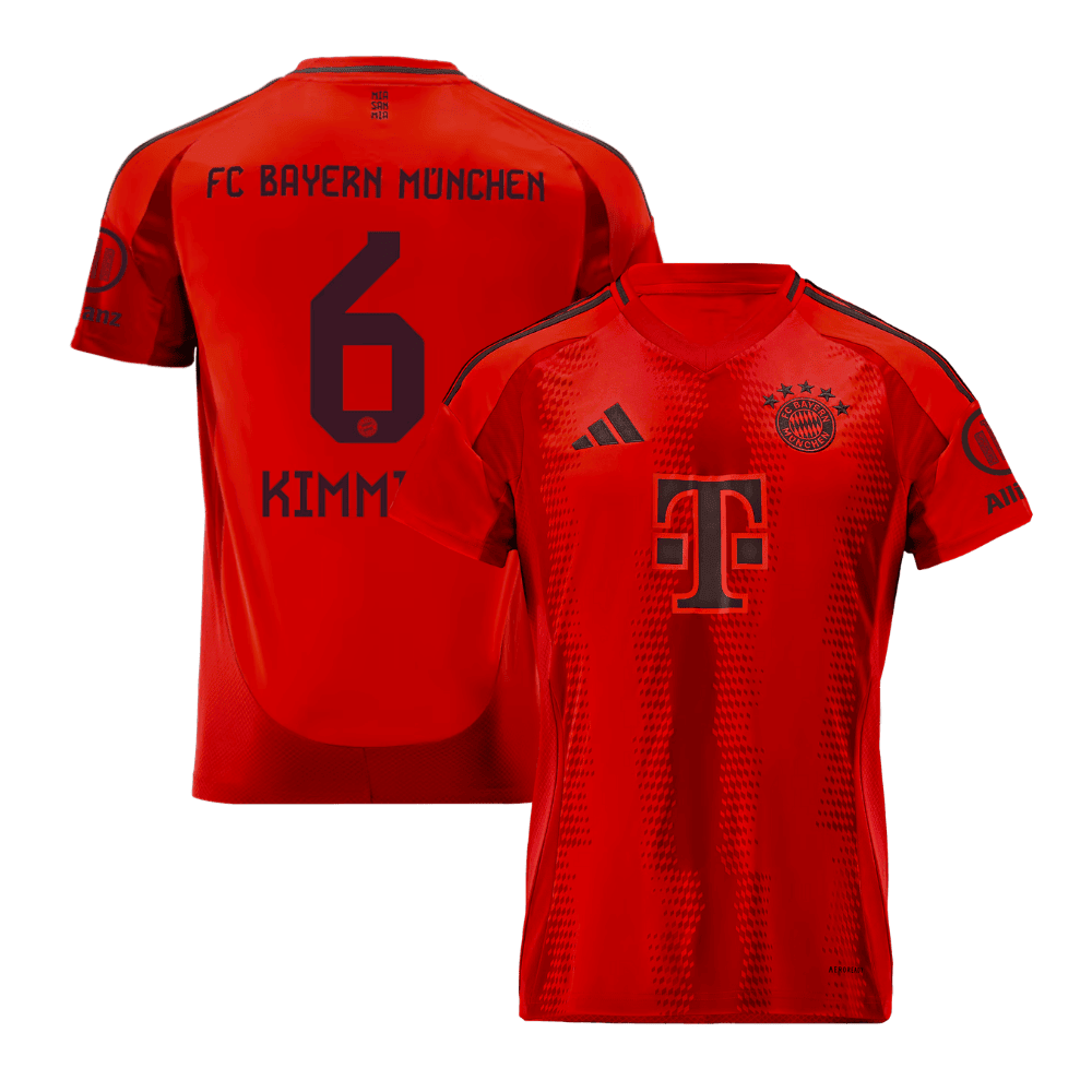 Joshua Kimmich 6 Bayern Munich 2024/25 Home YOUTH Jersey - Red