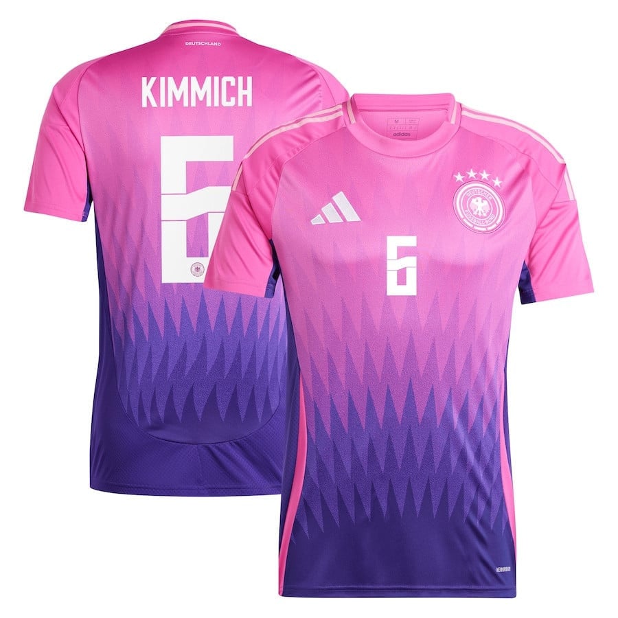 Joshua Kimmich 6 Germany National Team 2024 Away Men Jersey - Pink