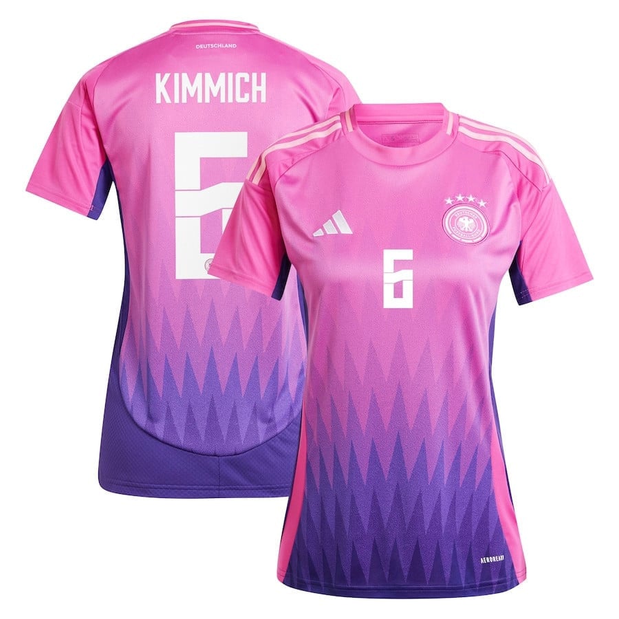 Joshua Kimmich 6 Germany National Team 2024 Away Women Jersey - Pink