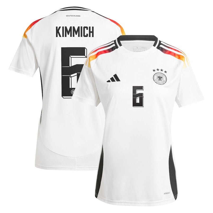 Joshua Kimmich 6 Germany National Team 2024 Home Women Jersey - White