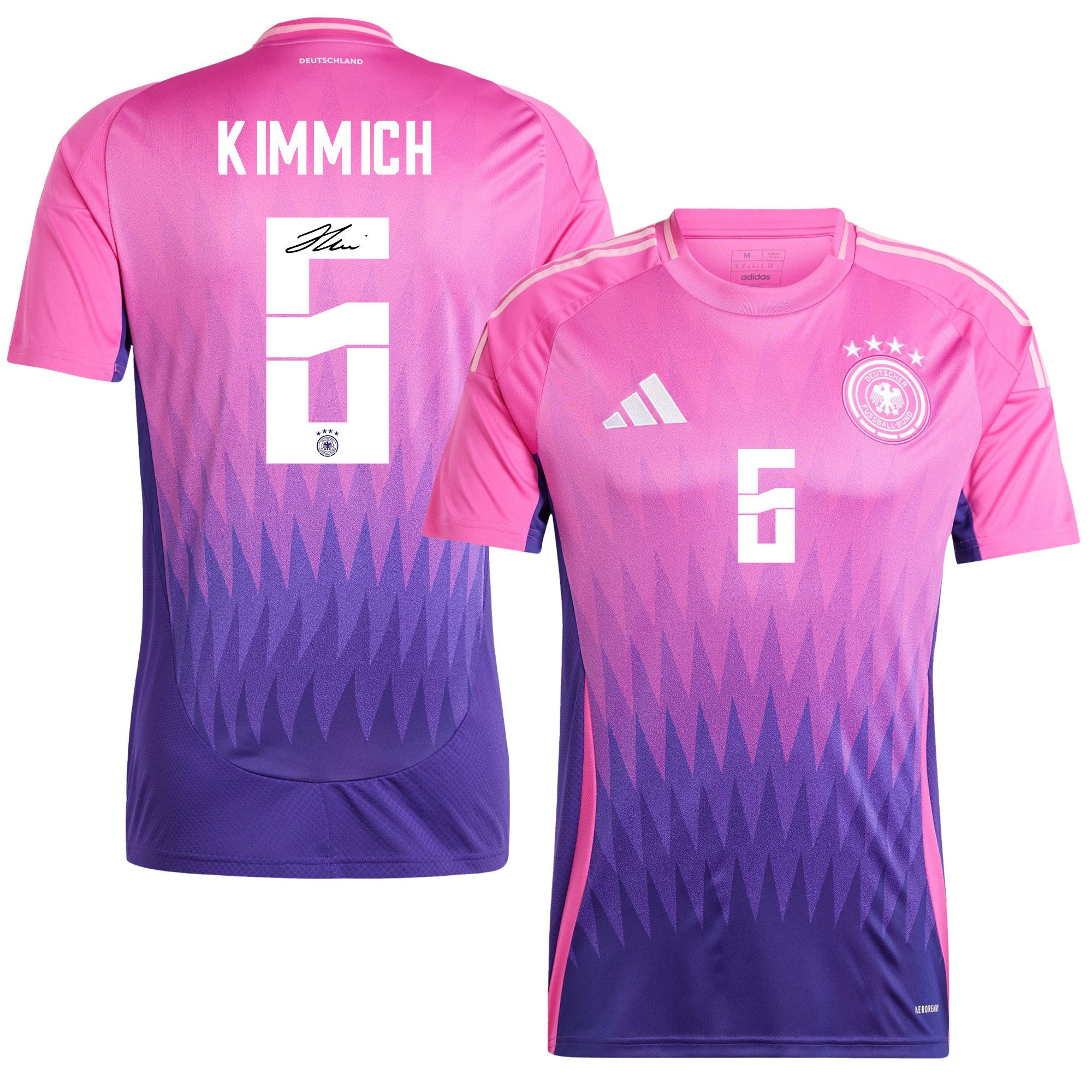 Joshua Kimmich 6 Signed Germany National Team 2024/25 Away Jersey Autographed - Men