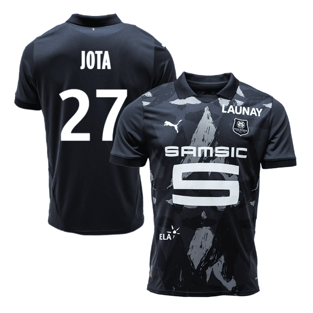 Jota 27 Stade Rennais F.C. 2024/25 Third Men Jersey - Black