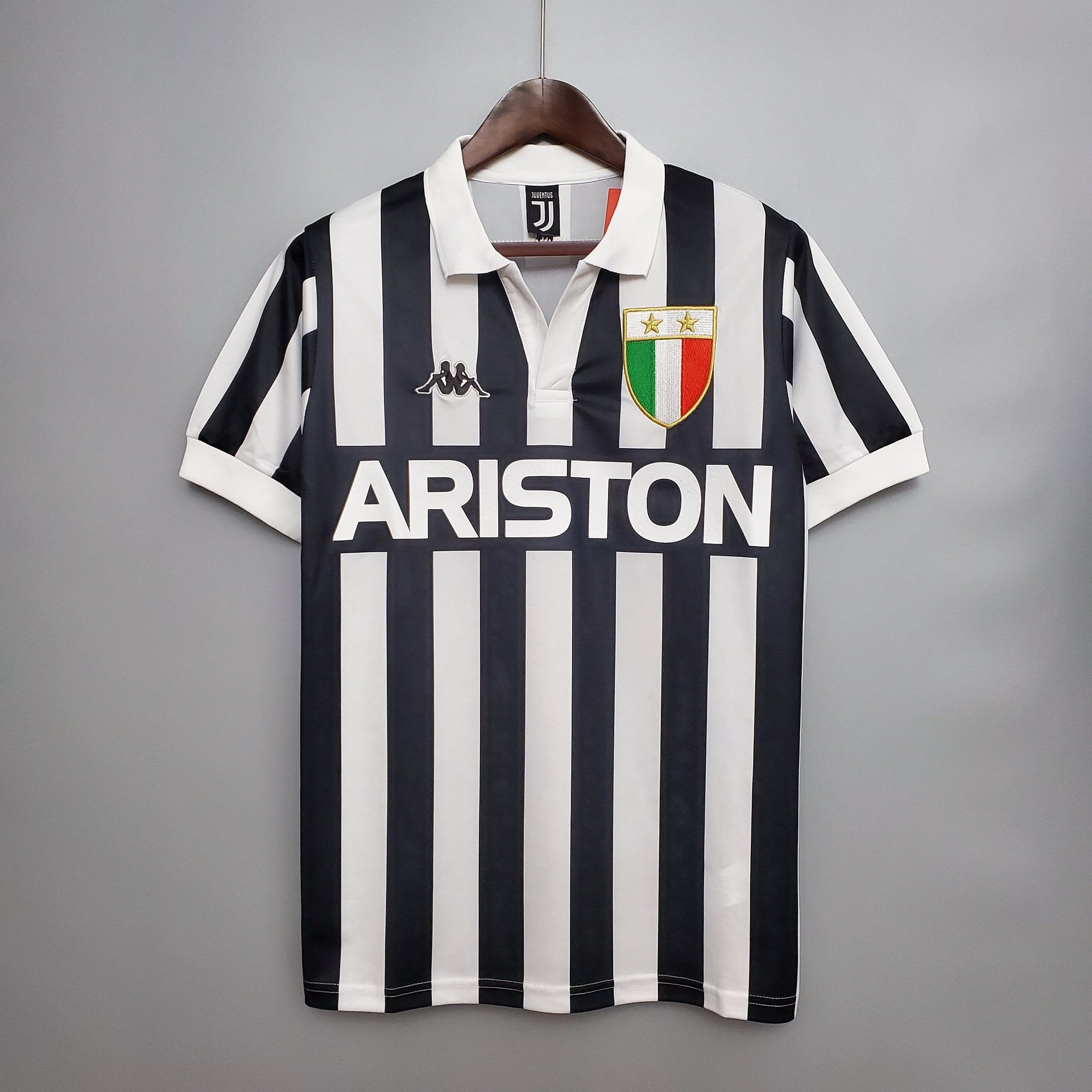 Juventus 1984/85 Home Retro Men Jersey - Black/White