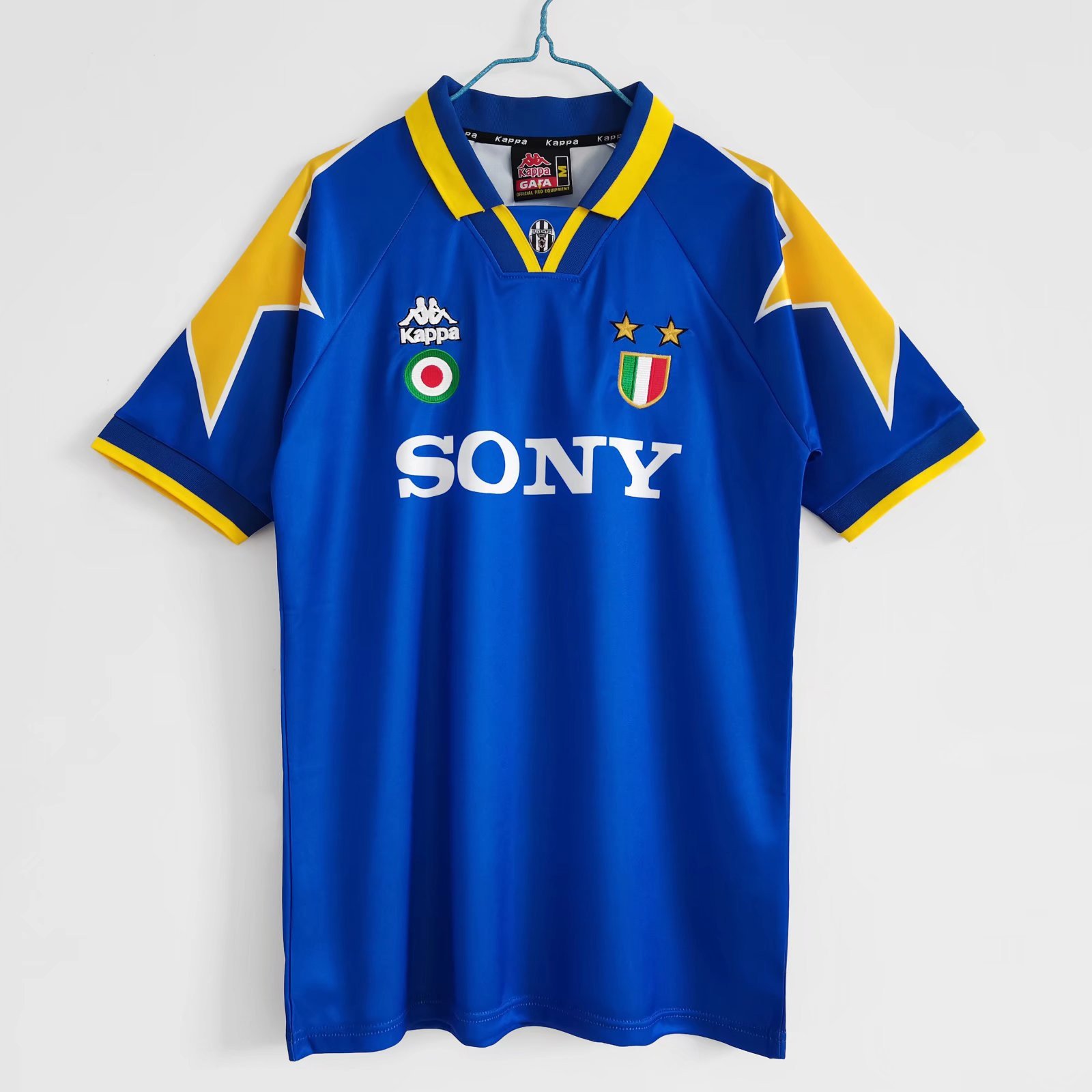Juventus 1995/96 Away Retro Men Jersey - Blue