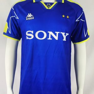 Juventus 1996/97 Away Retro Men Jersey - Blue