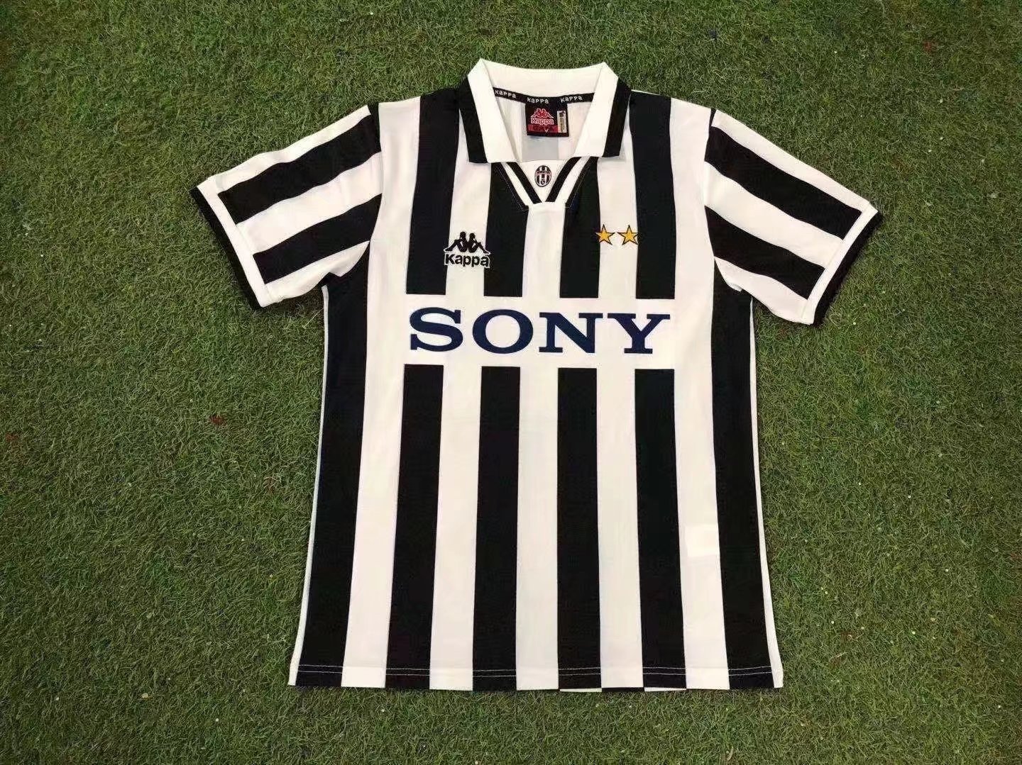 Juventus 1996/97 Home Retro Men Jersey – Black/White