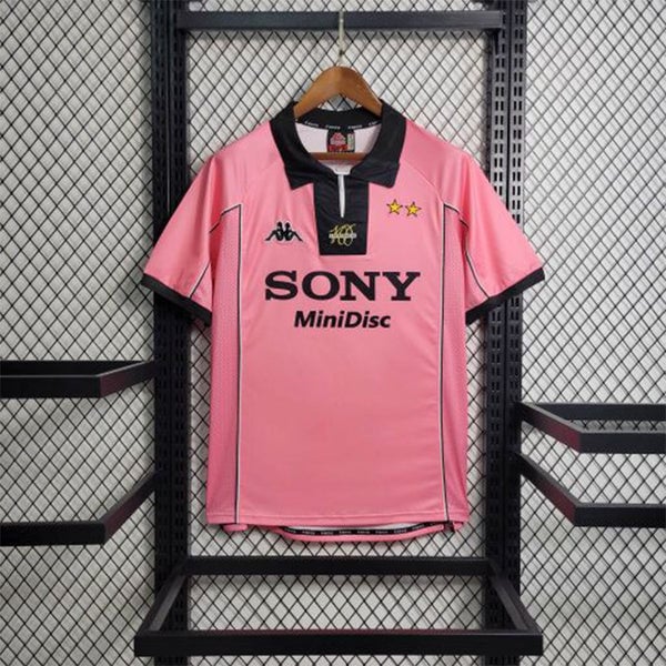 Juventus 1997/98 Away Retro Men Jersey - Pink