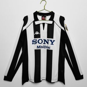 Juventus 1997/98 Home Retro Long Sleeve Men Jersey - White