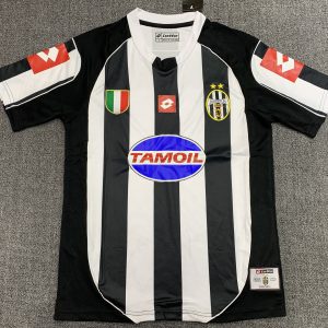 Juventus 2002/03 Home Retro Men Jersey - White/Blue