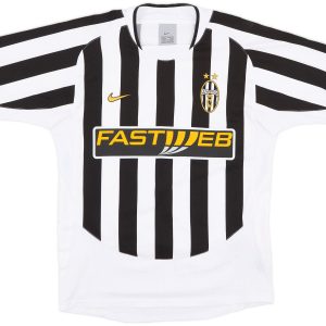 Juventus 2003/04 Home Retro Men Jersey - White/Black