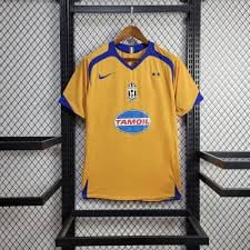 Juventus 2005/06 Third Retro Men Jersey - Yellow