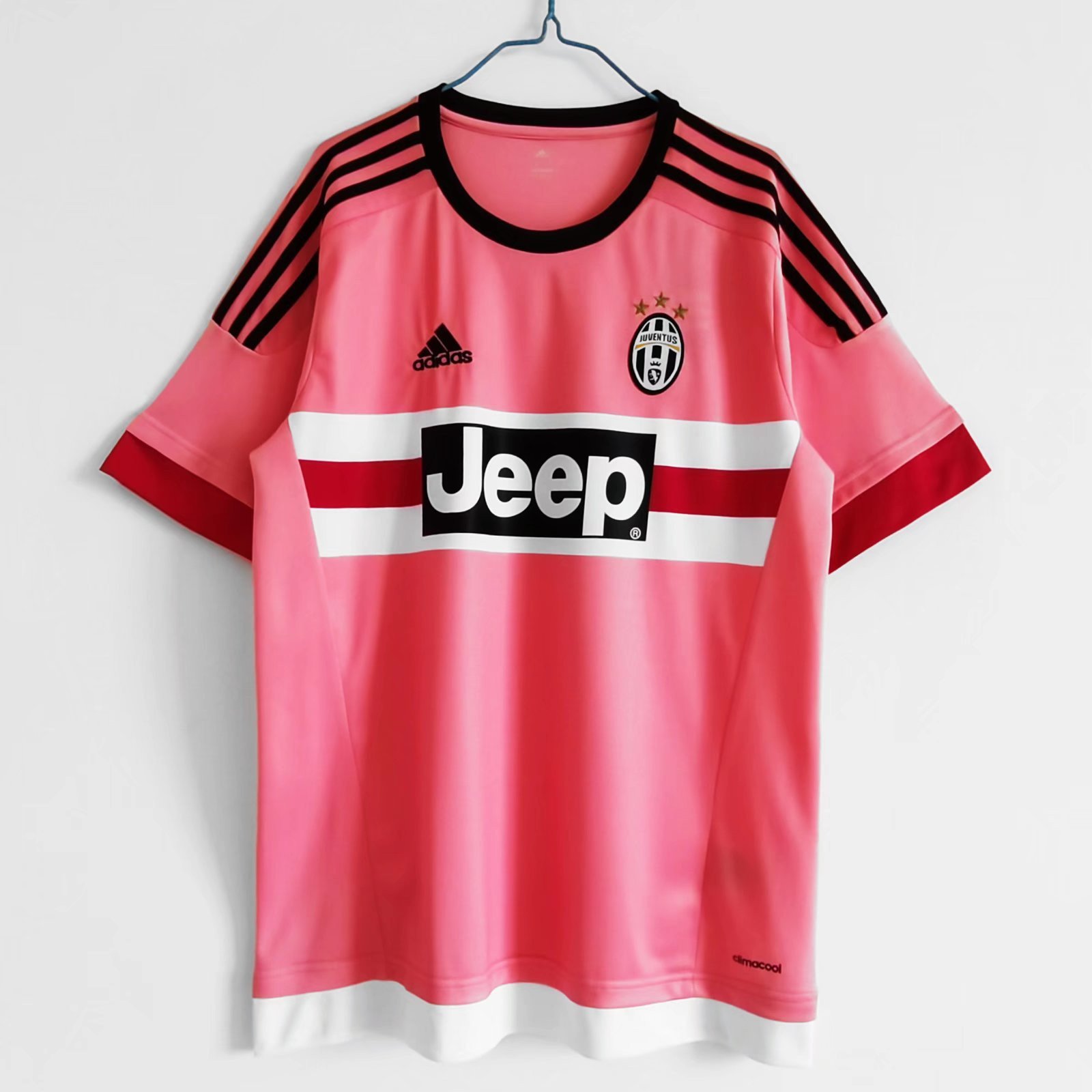 Juventus 2015/16 Away Retro Men Jersey - Pink