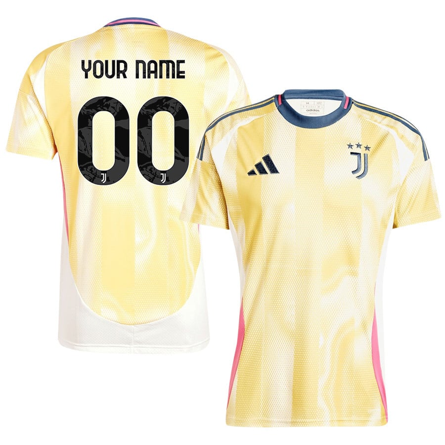 Juventus 2024/25 Away Men Custom Jersey - Yellow