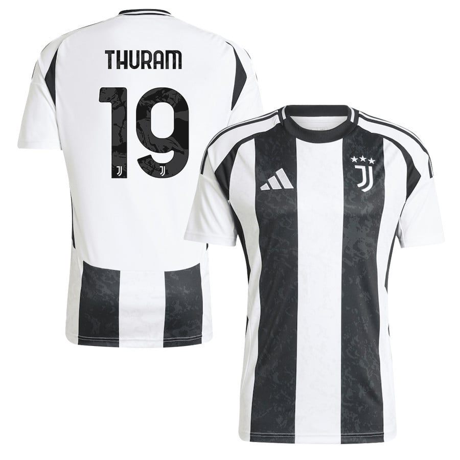 Khéphren Thuram 19 Juventus 2024/25 Home Men Jersey - White