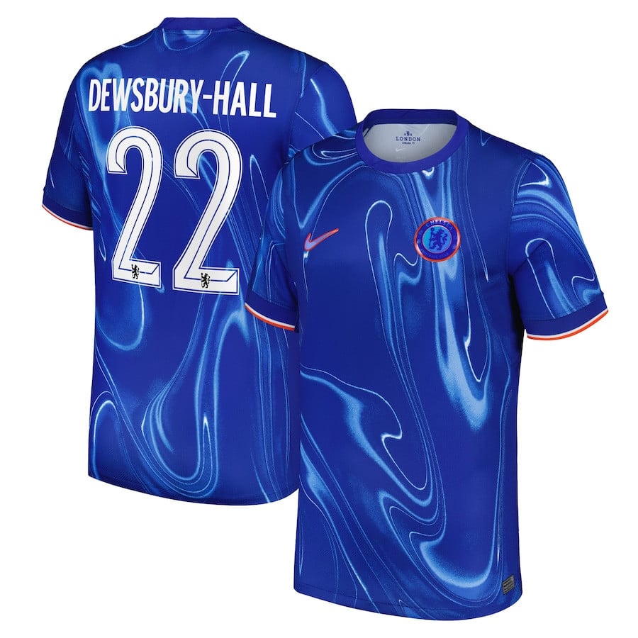 Kiernan Dewsbury-Hall 22 Chelsea Cup 2024/25 Home Men Jersey - Blue