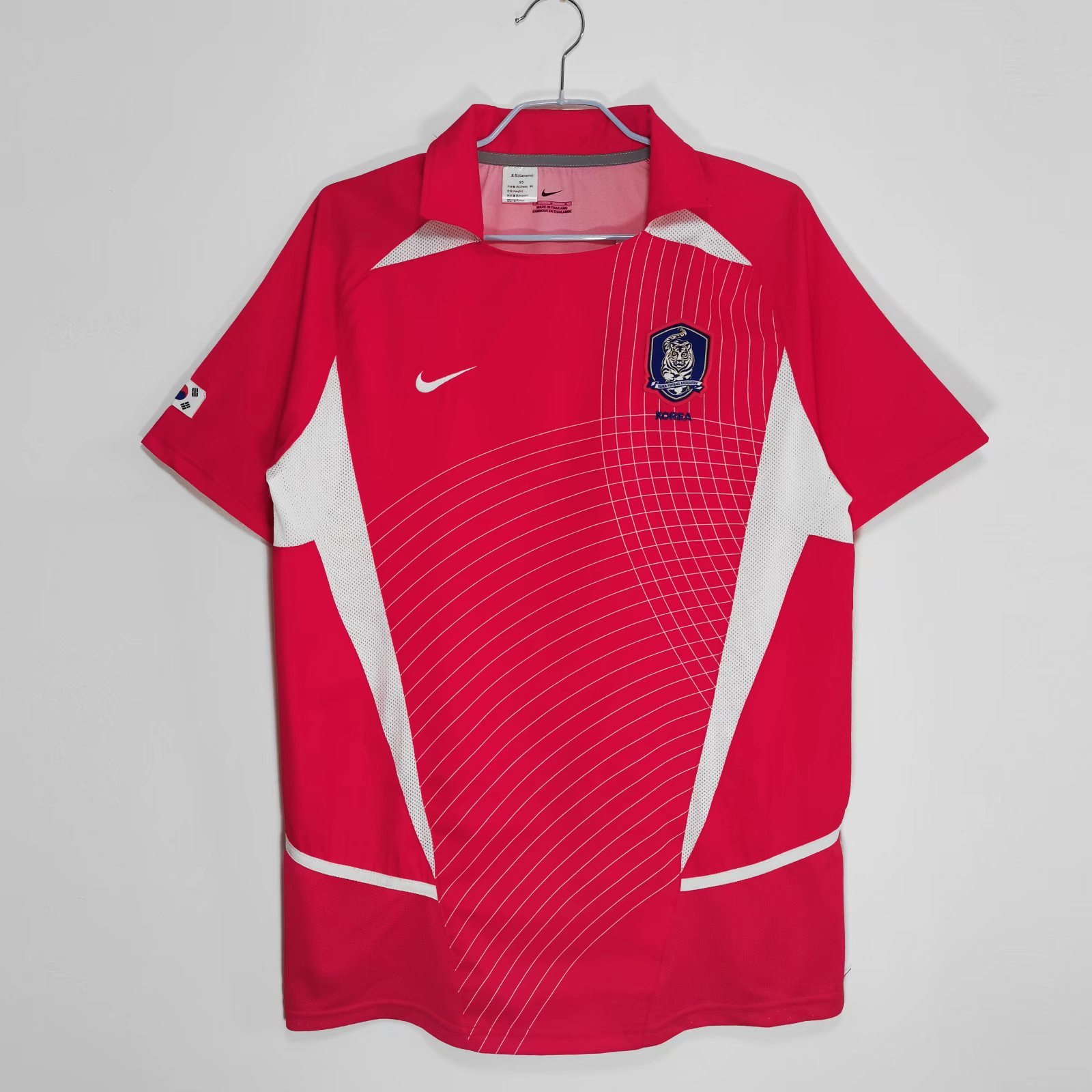 Korea 2002/03 Home Retro Men Jersey - Red