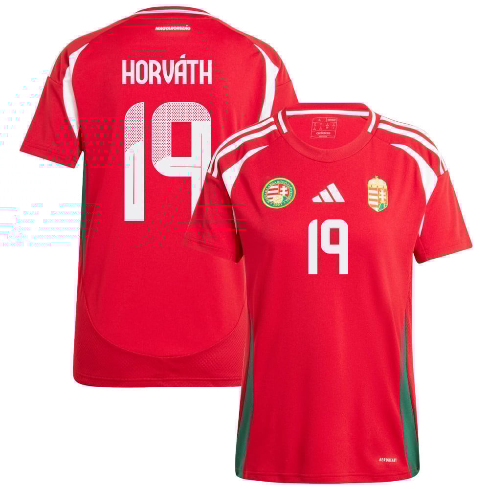 Krisztofer Horváth 19 Hungary National Team 2024/25 Home WOMEN Jersey - Red
