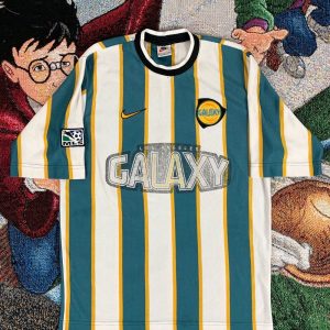 LA Galaxy 1997 Away Retro Men Jersey - White