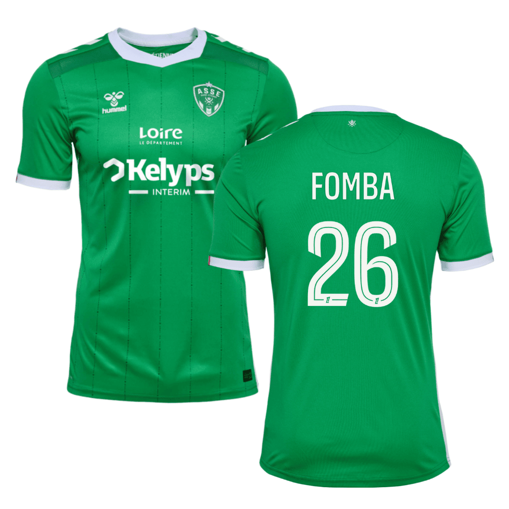 Lamine Fomba 26 AS Saint-Étienne 2024/25 Home Men Jersey - Green