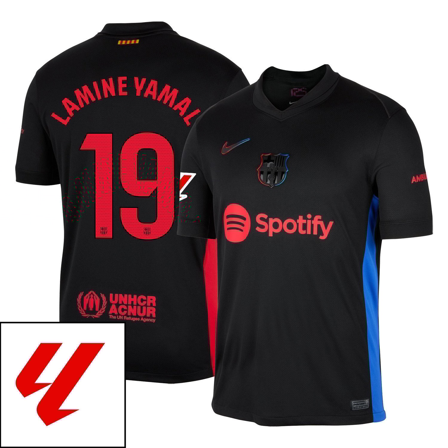 Lamine Yamal #19 FC Barcelona 2024/25 Camiseta De Visitante - Hombre