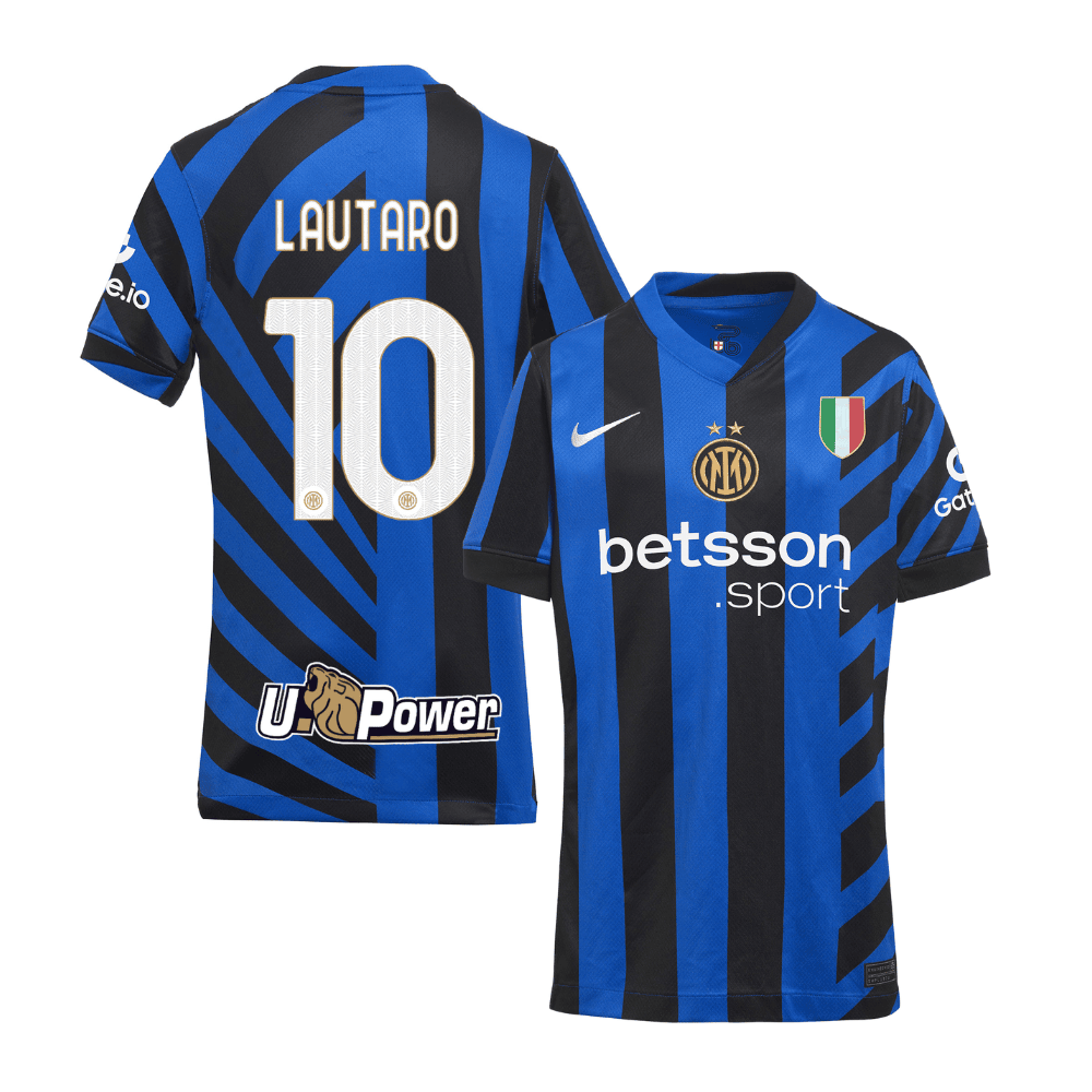 Lautaro Martínez 10 Inter Milan 2024/25 Home YOUTH Jersey - Blue