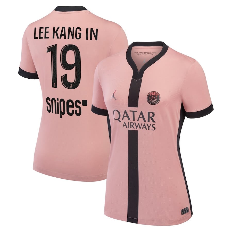 Lee Kang In 19 Paris Saint-Germain 2024/25 Third Women Jersey - Pink