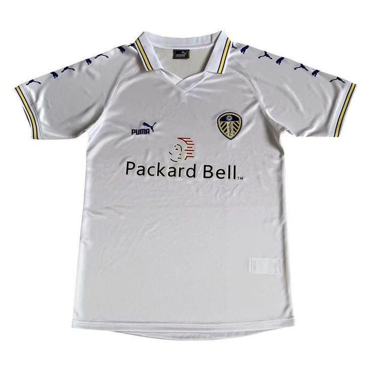 Leeds United 1999 Home Retro Men Jersey - White