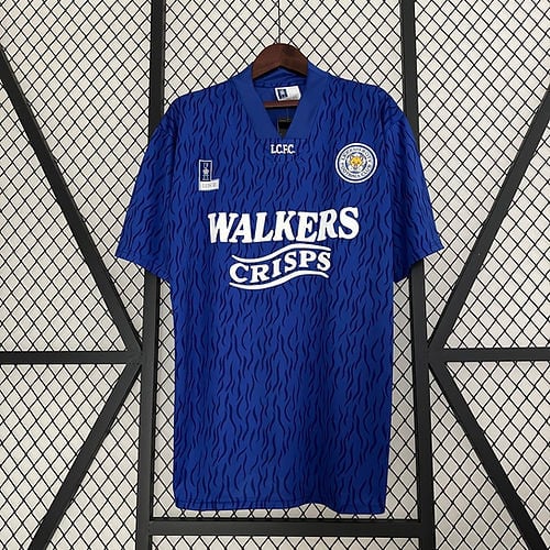 Leicester City 1992/94 Home Retro Men Jersey - Blue