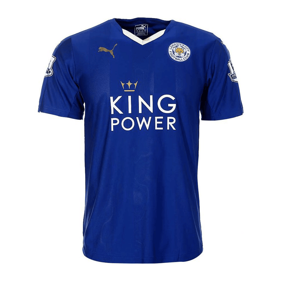 Leicester City 2015/16 Home Retro Men Jersey - Blue