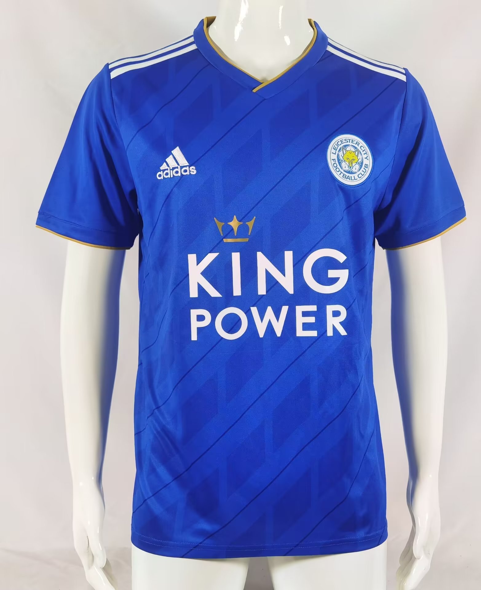 Leicester City 2018/19 Home Retro Men Jersey – Blue