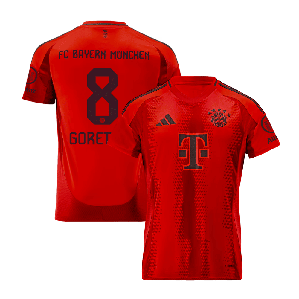 Leon Goretzka 8 Bayern Munich 2024/25 Home YOUTH Jersey - Red