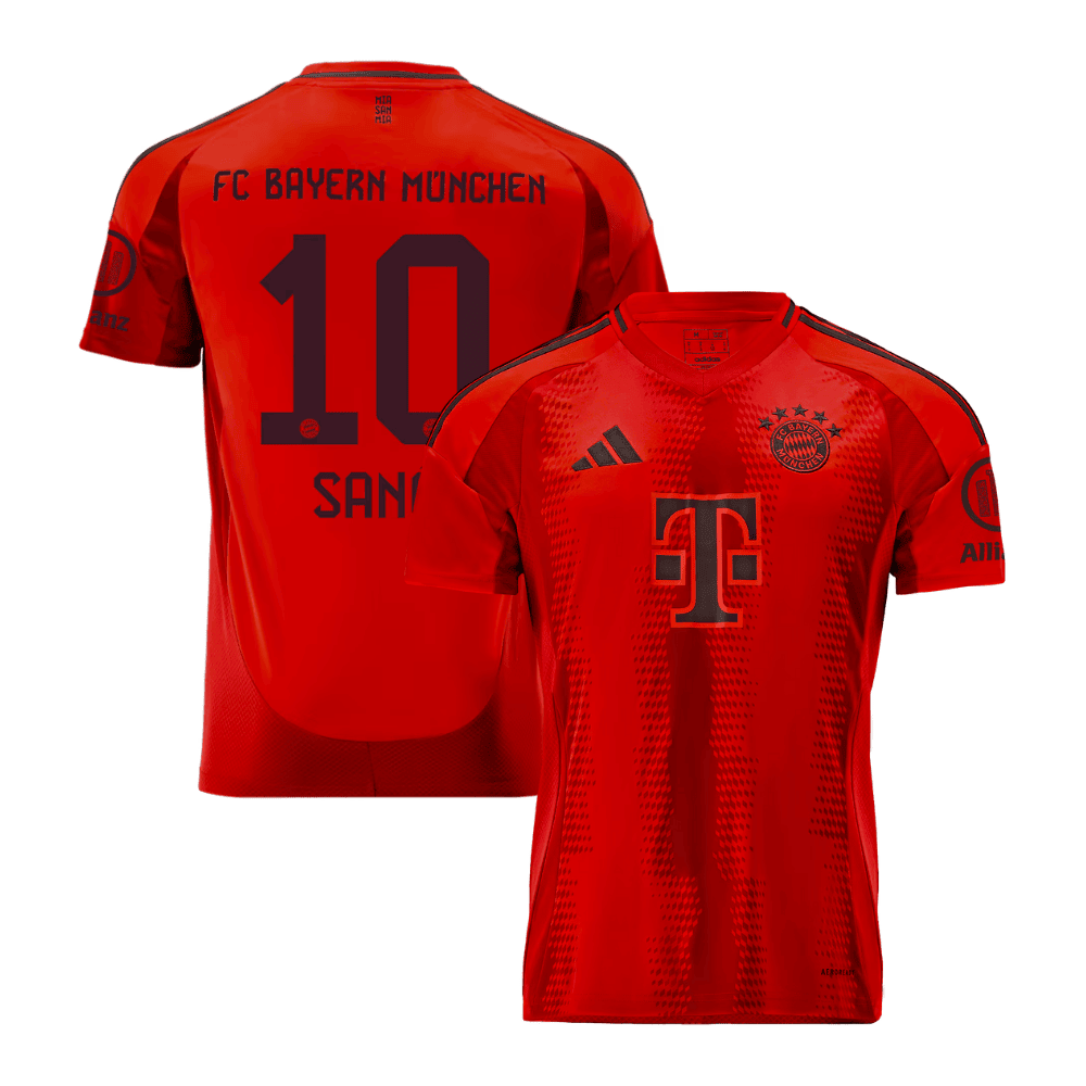 Leroy Sané 10 Bayern Munich 2024/25 Home Men Jersey - Red