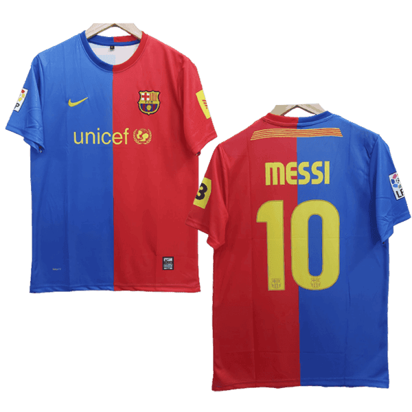 Lionel Messi Barcelona 2008-09 Home Men Jersey - Blue