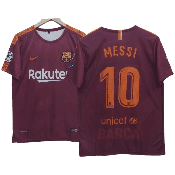 Lionel Messi Barcelona 2016-17 Third Men Jersey - Maroon