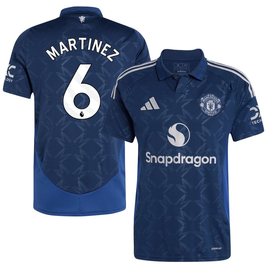 Lisandro Martínez 6 Manchester United 2024/25 Away Jersey - Men, Blue